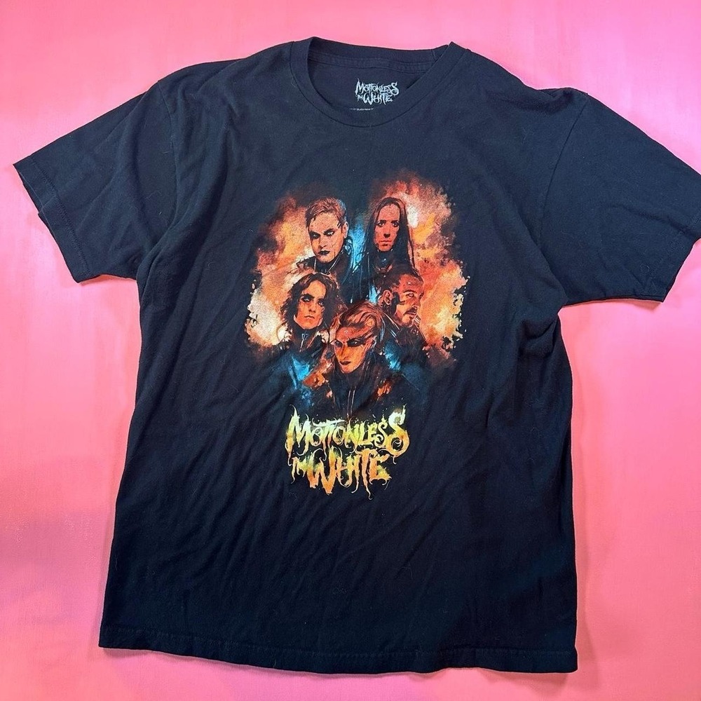Motionless in white band tee motionless in white official merch graphic t shirt
